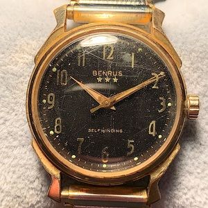 Vintage Benrus Three Star Men’s Mechanical Watch